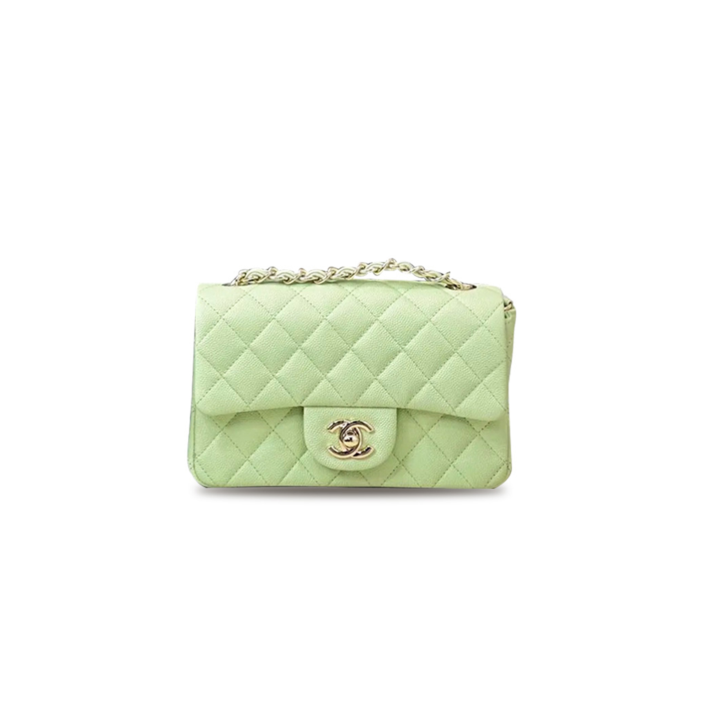 CHANEL MASTER CF CAVIAR QUILTED LARGE MINI CHAIN BAG (20*12*6cm) 
